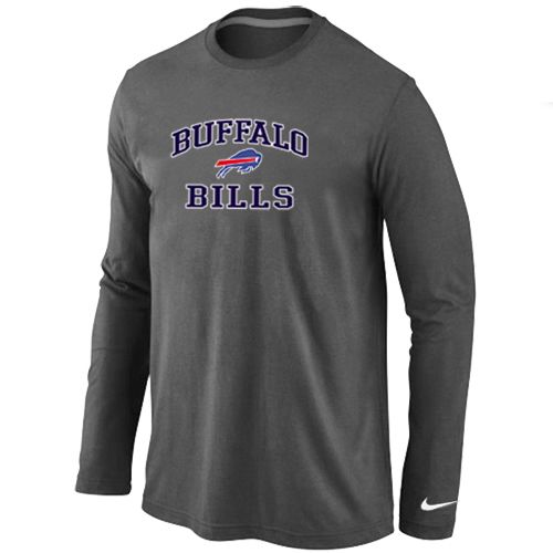 Nike Buffalo Bills Heart & Soul Long Sleeve NFL T-Shirt - Dark Grey